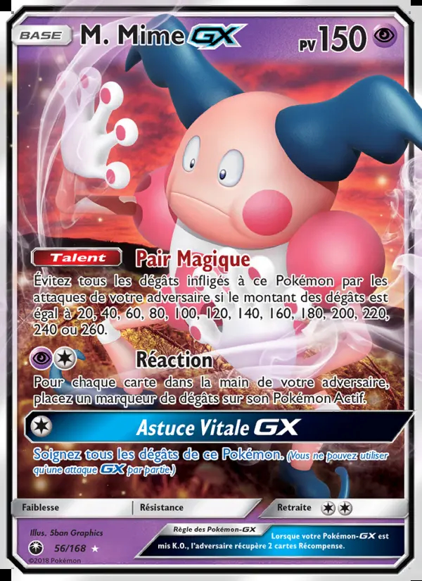 Image of the card M. Mime GX