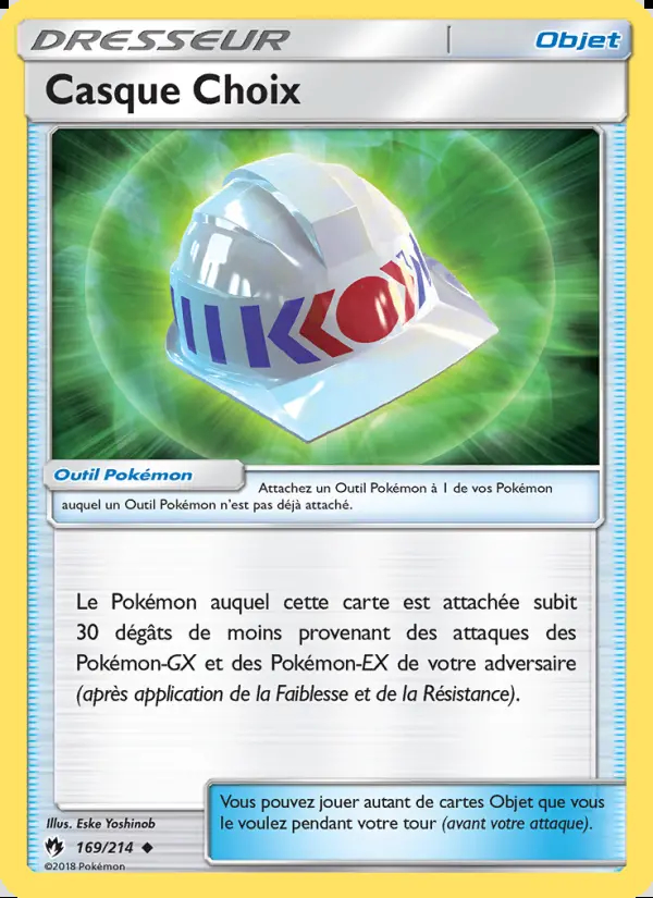 Image of the card Casque Choix