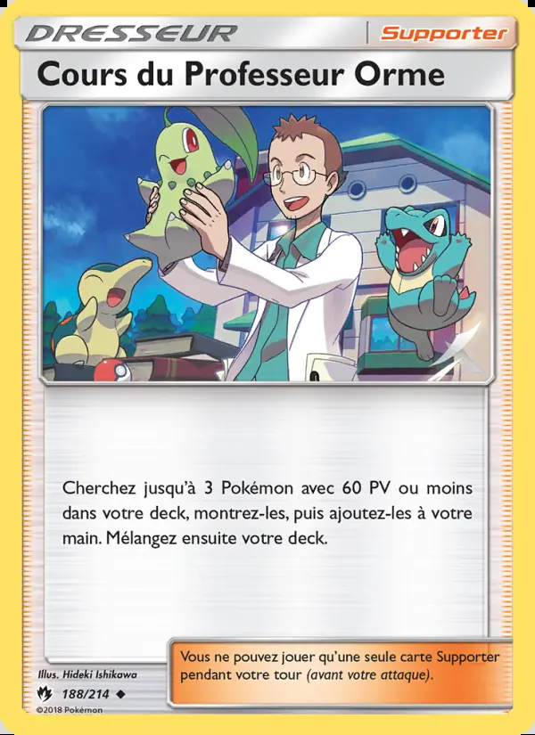 Image of the card Cours du Professeur Orme