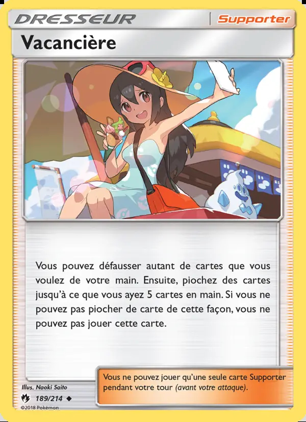 Image of the card Vacancière