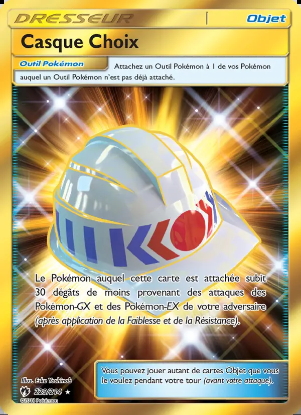 Image of the card Casque Choix