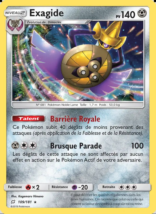 Image of the card Exagide