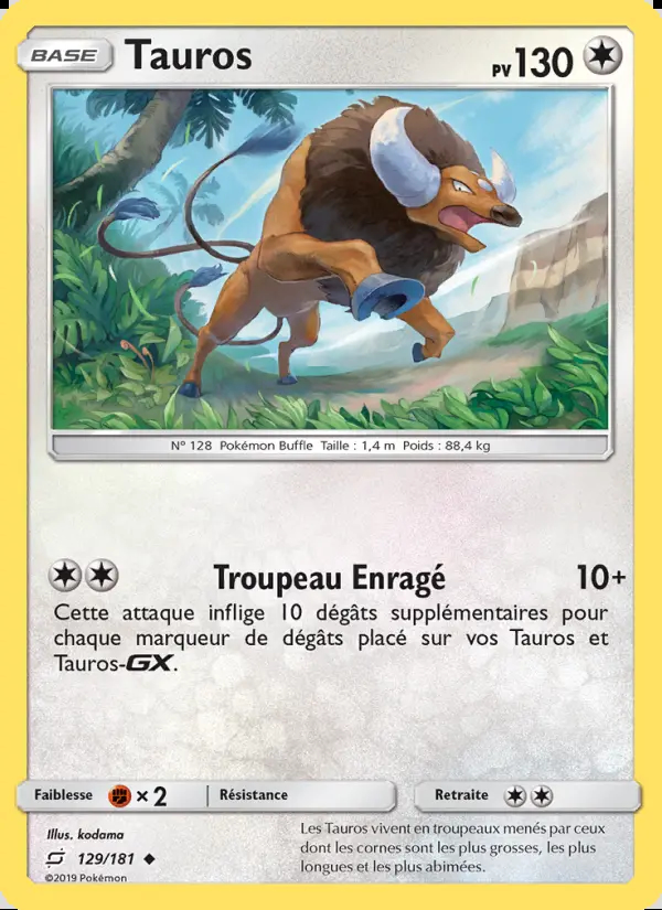 Image of the card Tauros