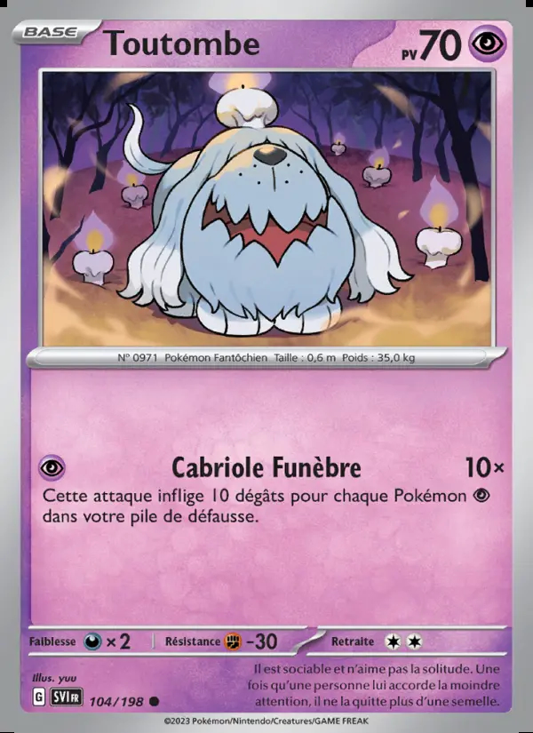 Image of the card Toutombe
