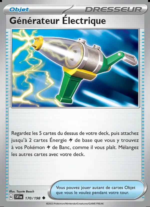 Image of the card Générateur Électrique