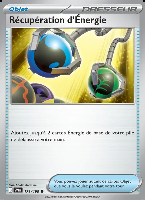 Image of the card Récupération d'Énergie