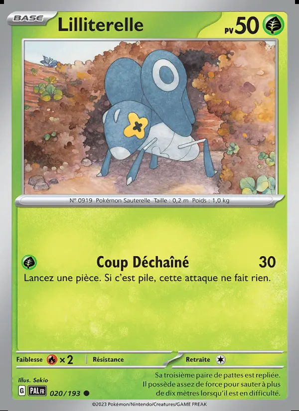 Image of the card Lilliterelle