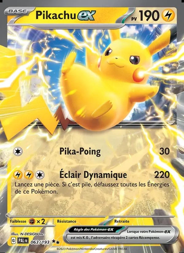 Image of the card Pikachu-ex