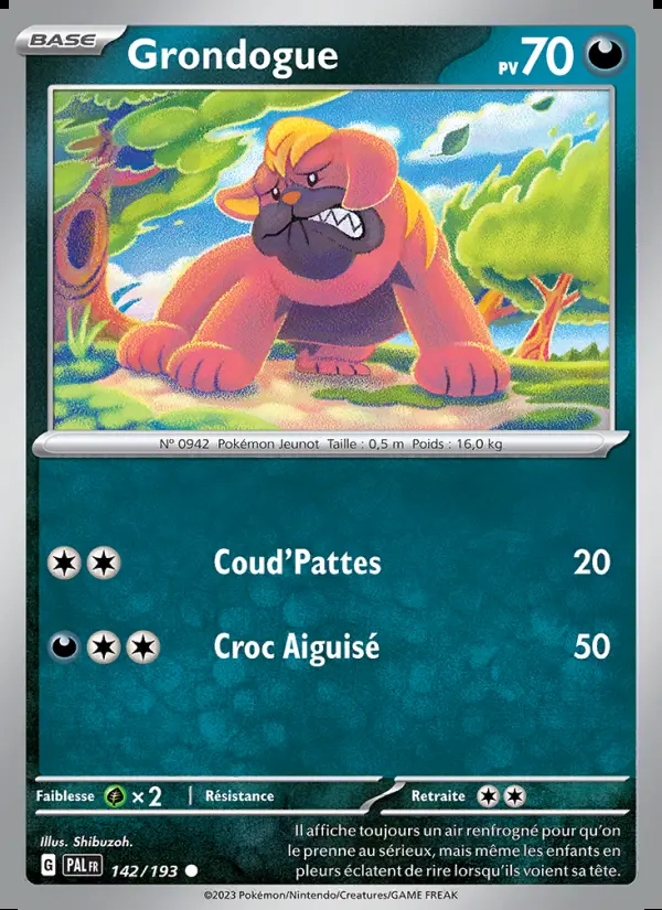 Image of the card Grondogue