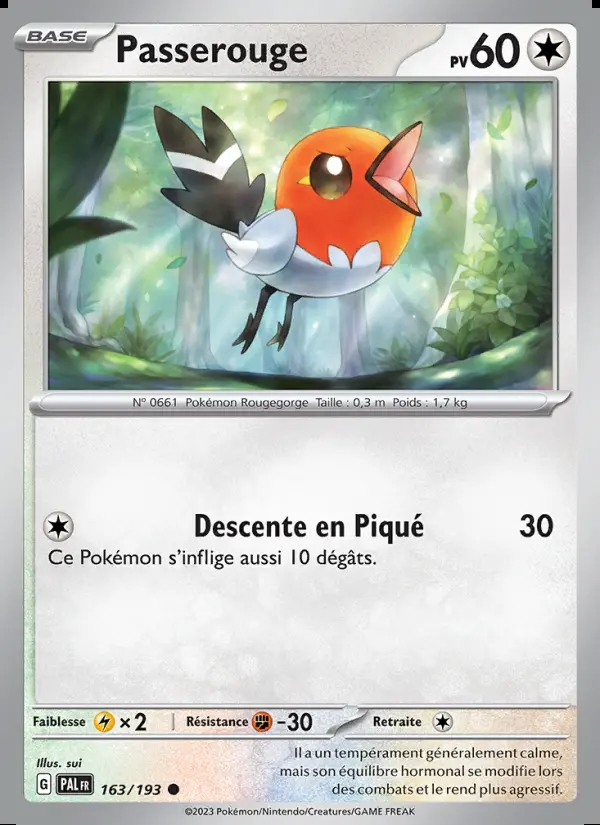 Image of the card Passerouge