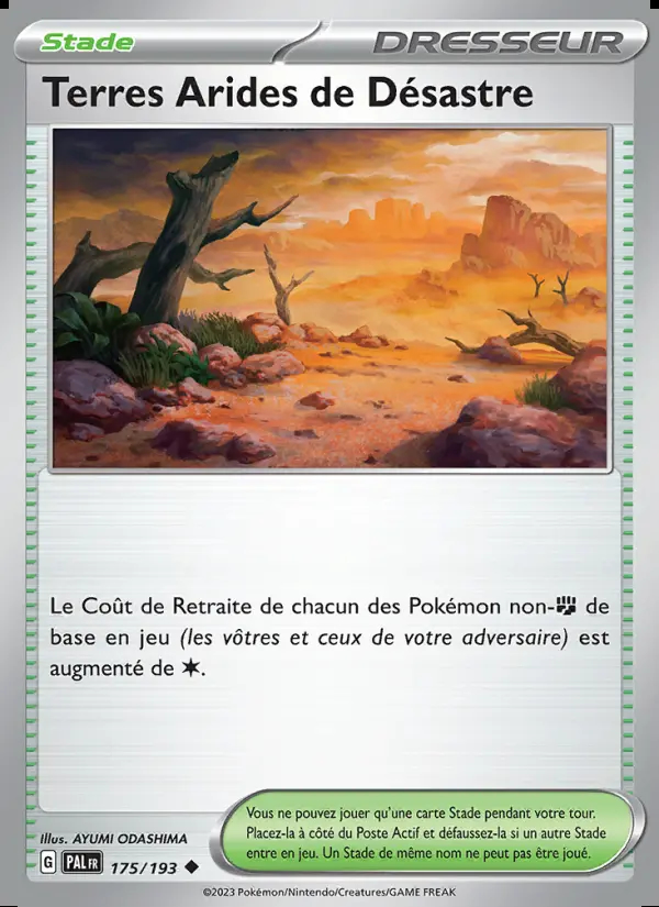 Image of the card Terres Arides de Désastre