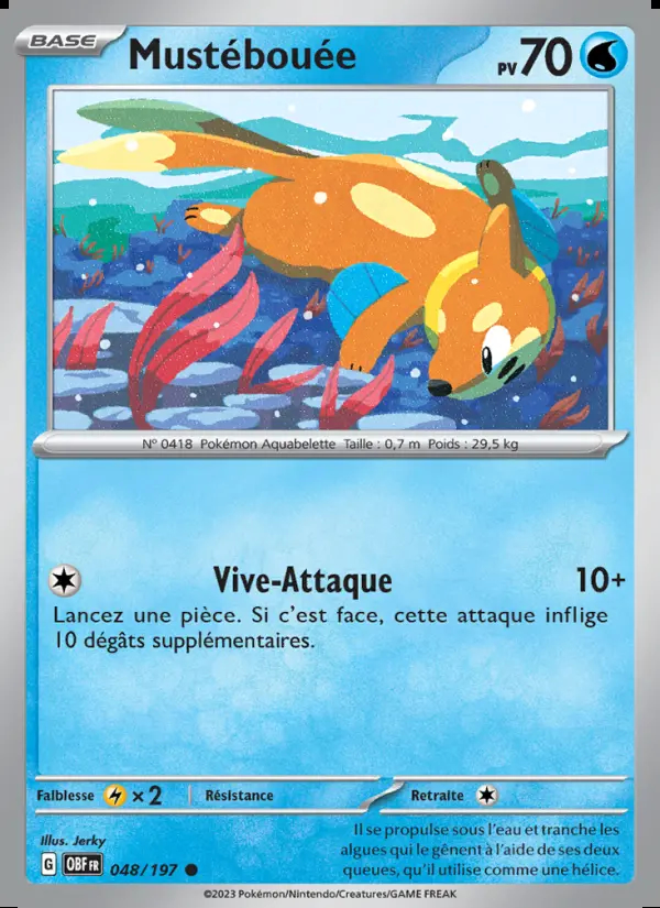 Image of the card Mustébouée