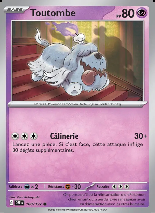 Image of the card Toutombe