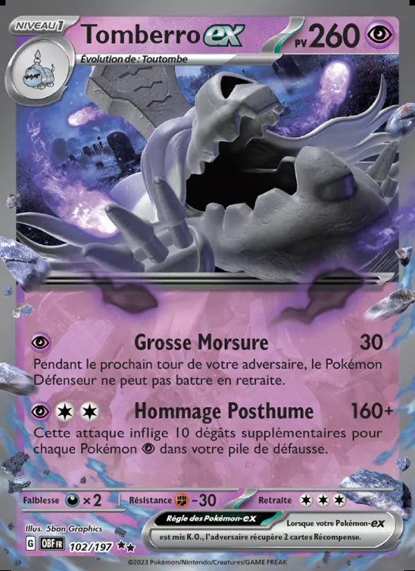 Image of the card Tomberro-ex