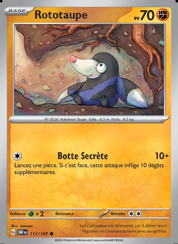 Image of the card Rototaupe