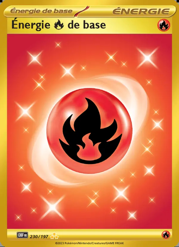 Image of the card Énergie Fire de base