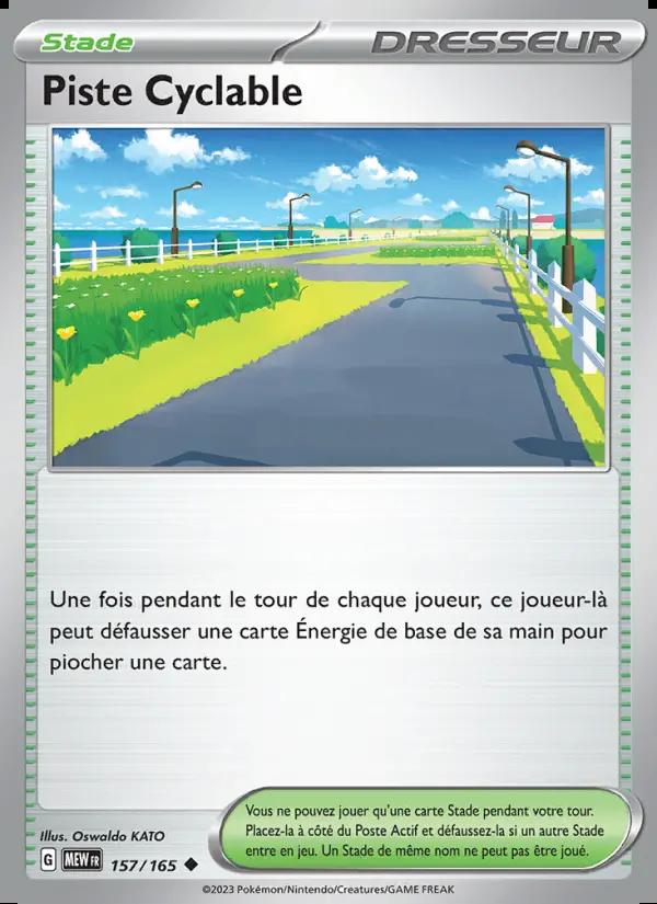 Image of the card Piste Cyclable