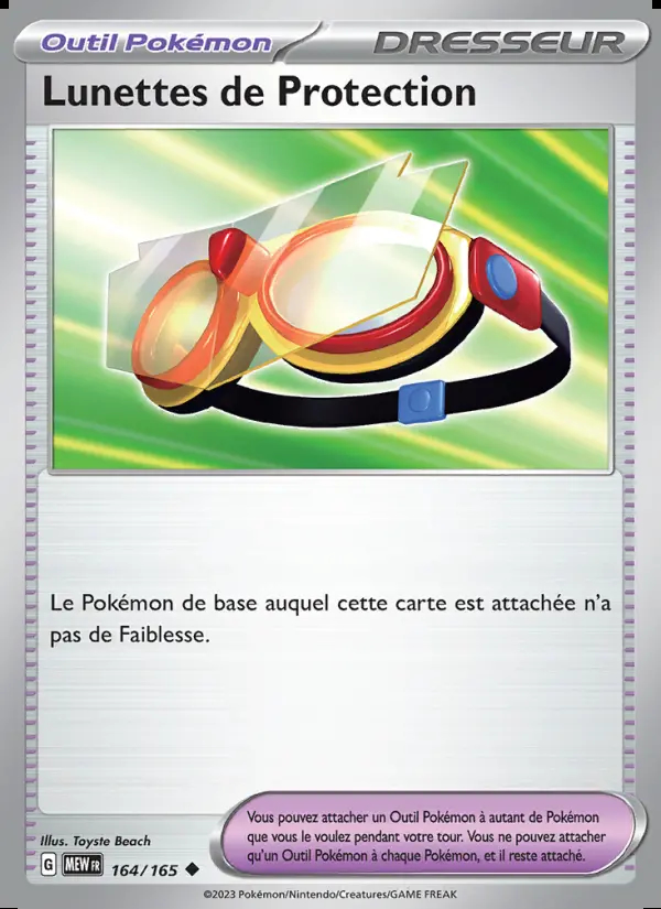 Image of the card Lunettes de Protection
