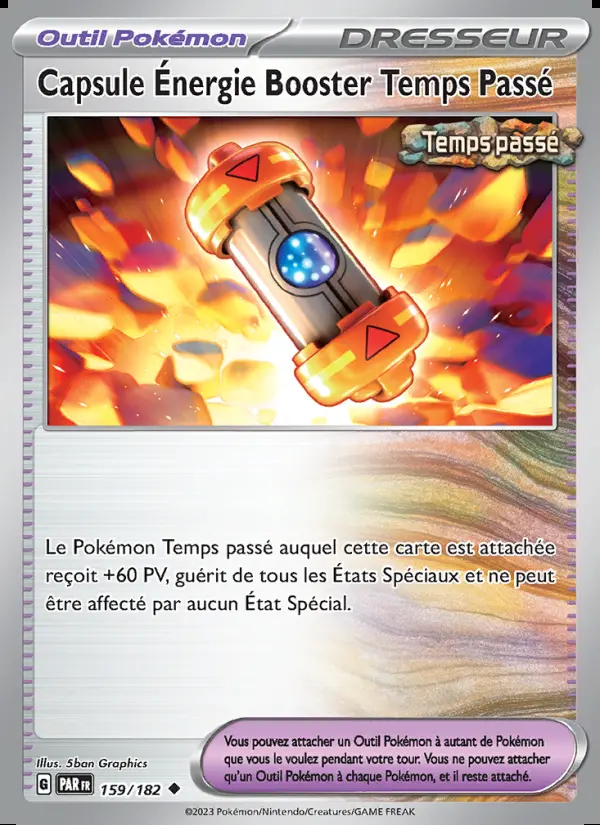 Image of the card Capsule Énergie Booster Temps Passé