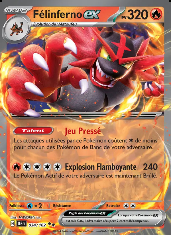 Image of the card Félinferno-ex