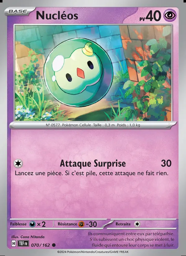 Image of the card Nucléos