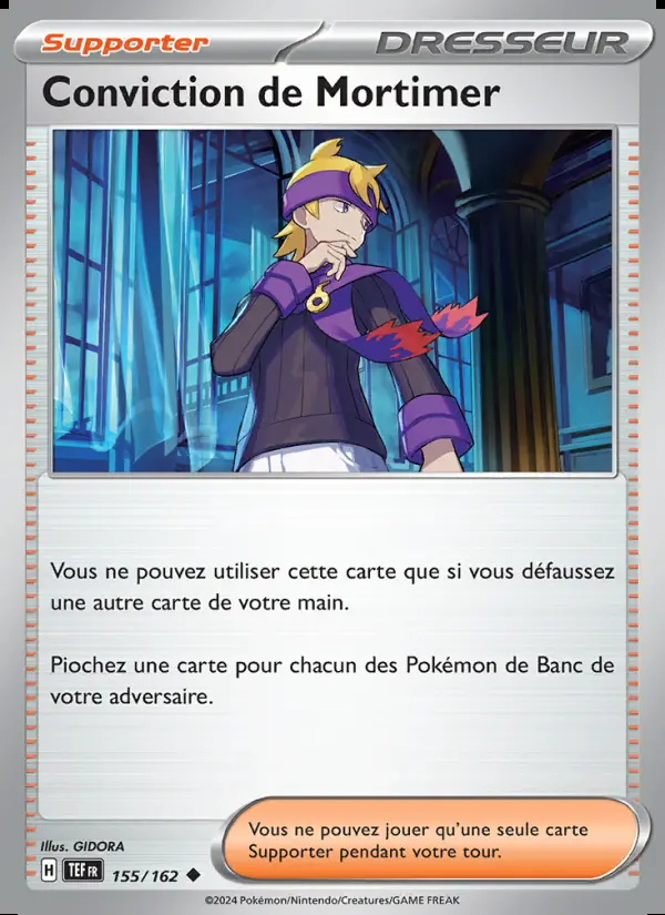Image of the card Conviction de Mortimer