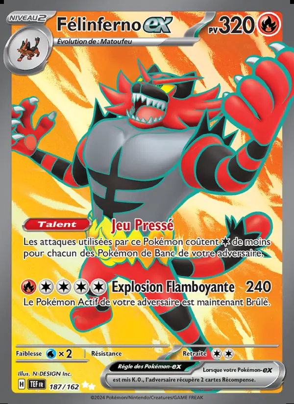 Image of the card Félinferno-ex