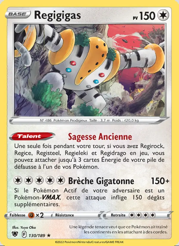 Image of the card Regigigas