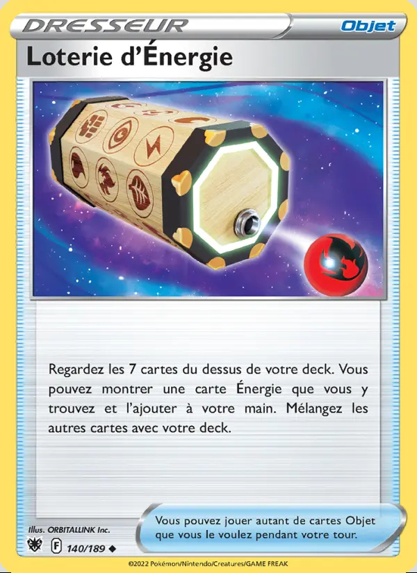 Image of the card Loterie d'Énergie