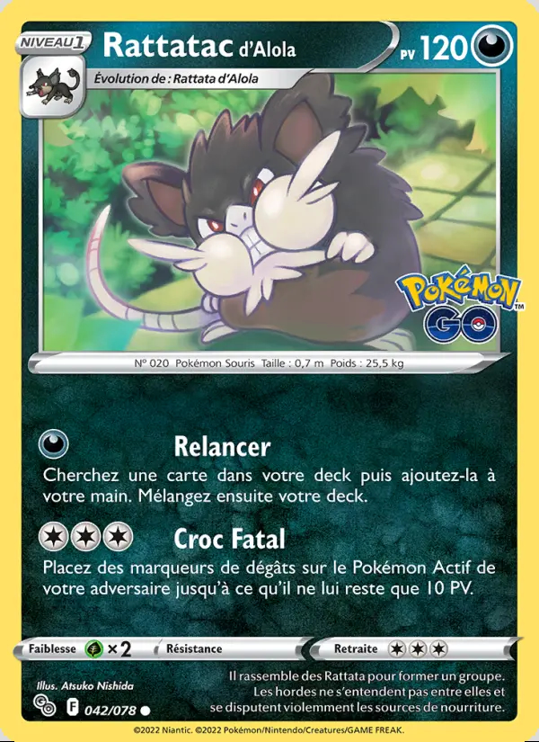 Image of the card Rattatac d'Alola