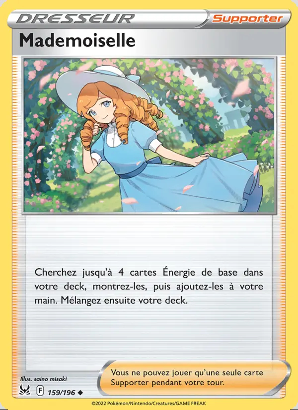Image of the card Mademoiselle