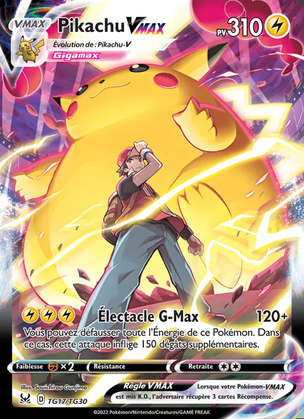 Image of the card Pikachu VMAX