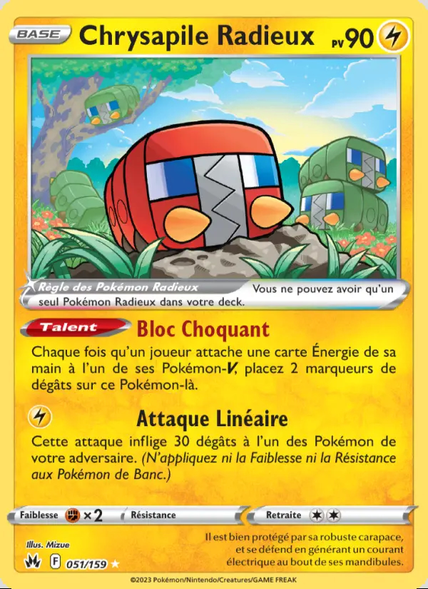 Image of the card Chrysapile Radieux