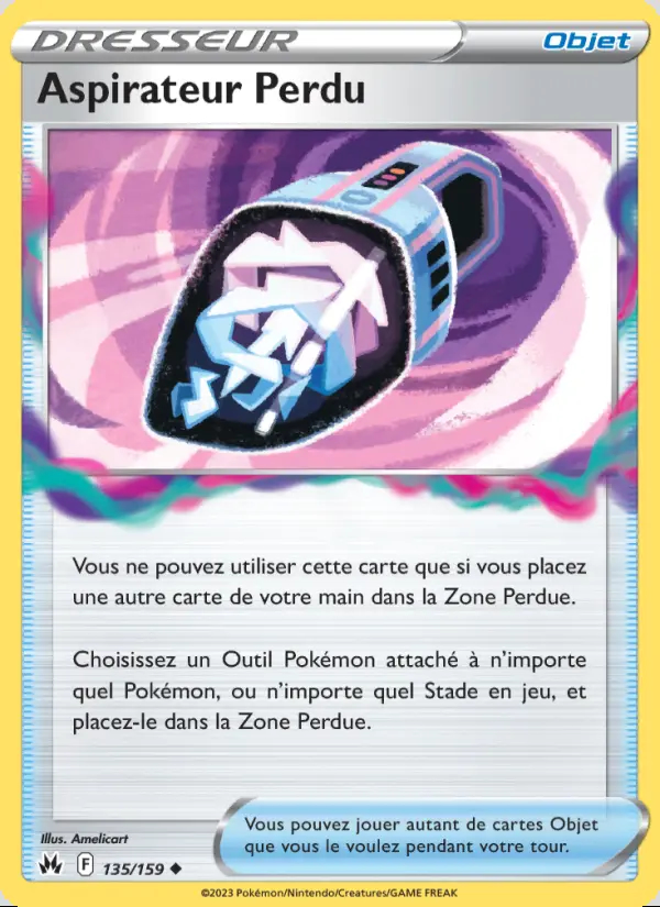 Image of the card Aspirateur Perdu