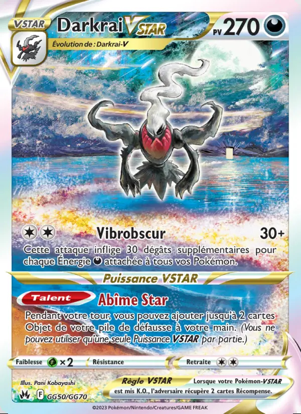 Image of the card Darkrai VSTAR