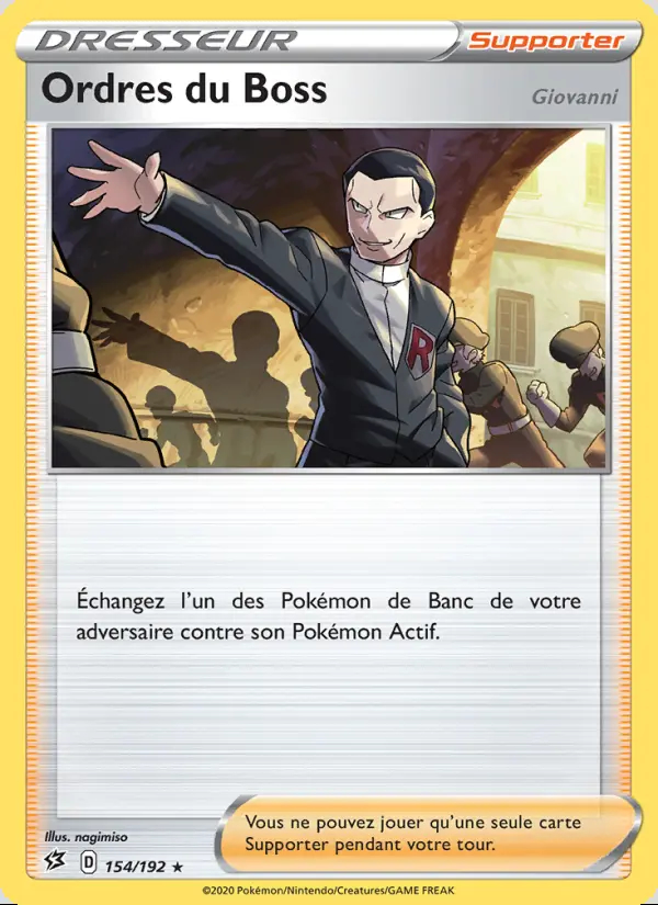 Image of the card Ordres du Boss (Giovanni)