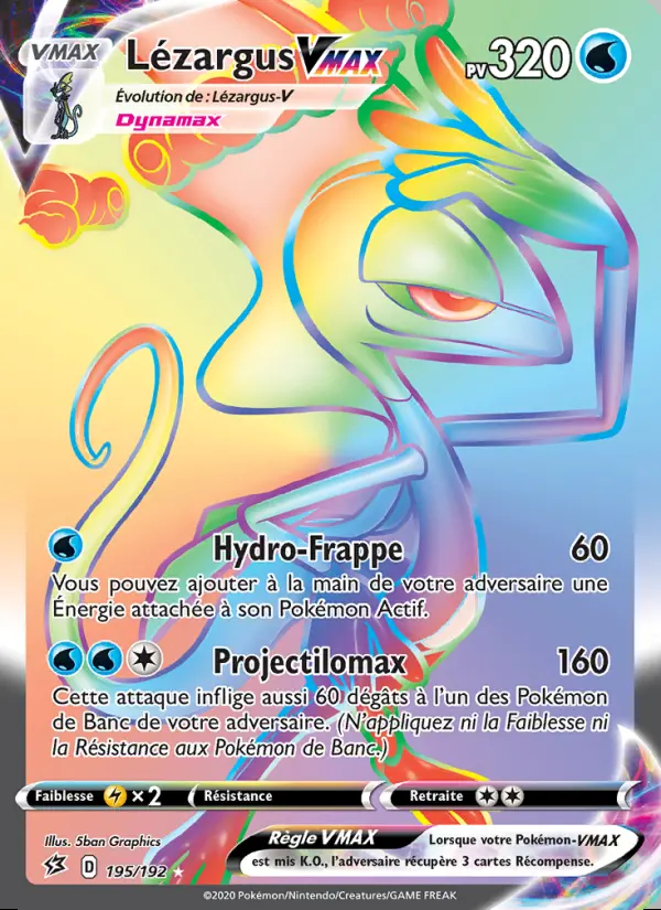 Image of the card Lézargus VMAX