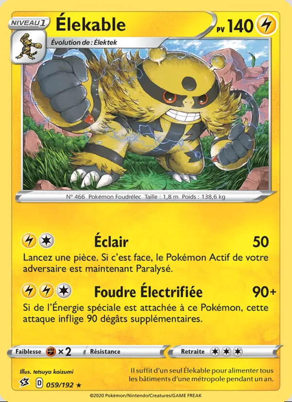 Image of the card Élekable