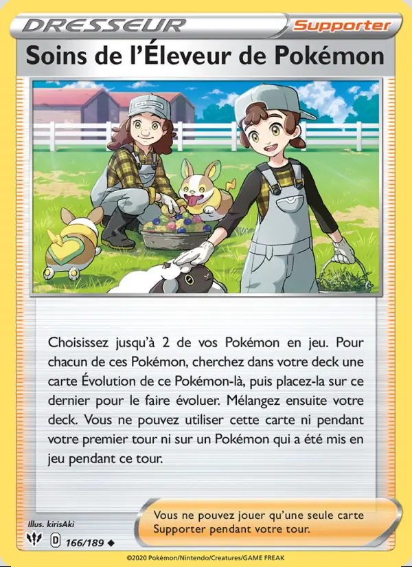 Image of the card Soins de l'Éleveur de Pokémon