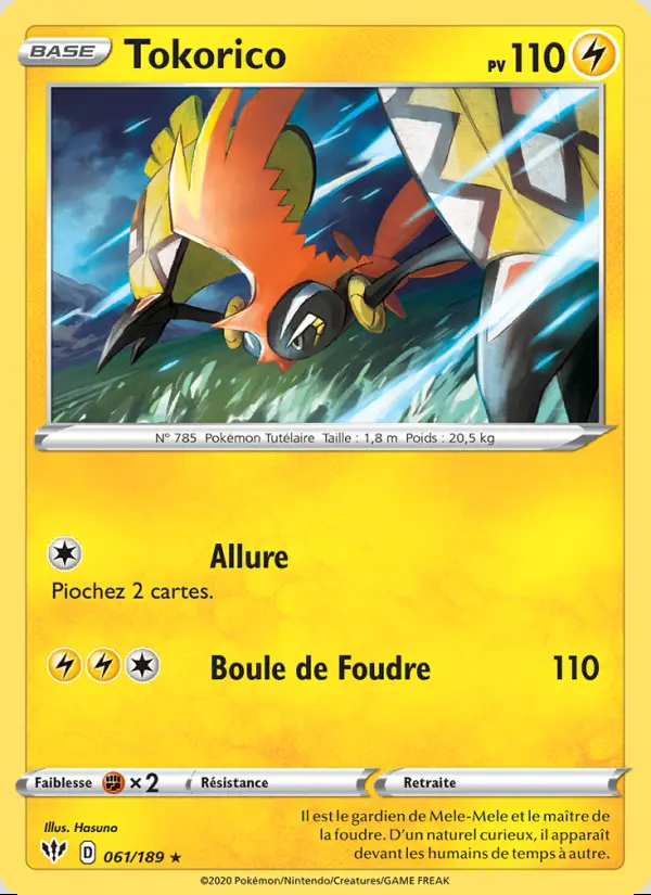 Image of the card Tokorico
