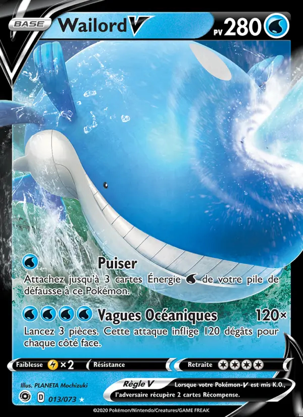 Image of the card Wailord V