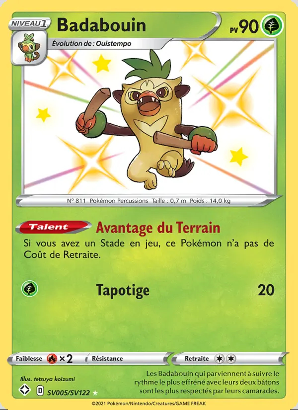 Image of the card Badabouin