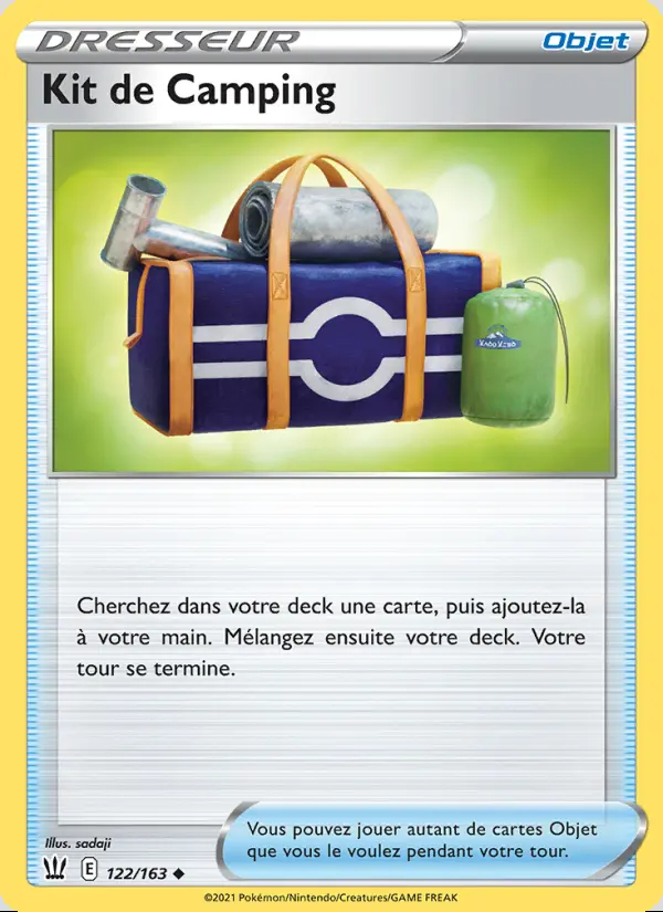 Image of the card Kit de Camping