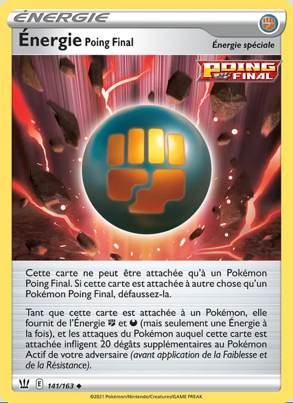 Image of the card Énergie Poing Final