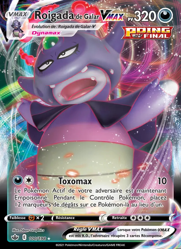 Image of the card Roigada de Galar VMAX