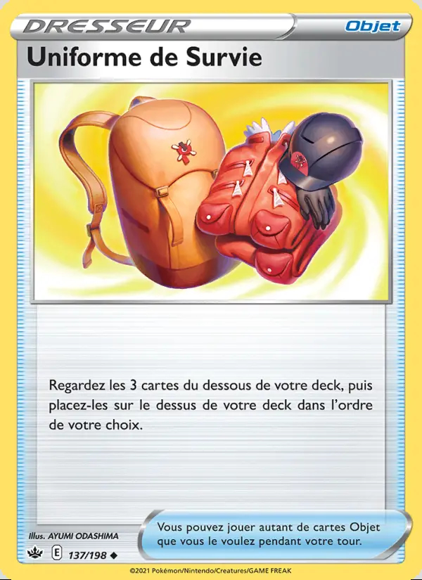 Image of the card Uniforme de Survie