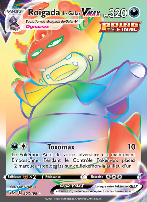 Image of the card Roigada de Galar VMAX