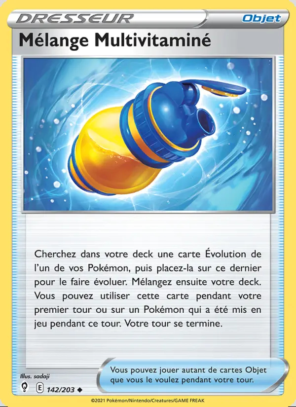 Image of the card Mélange Multivitaminé