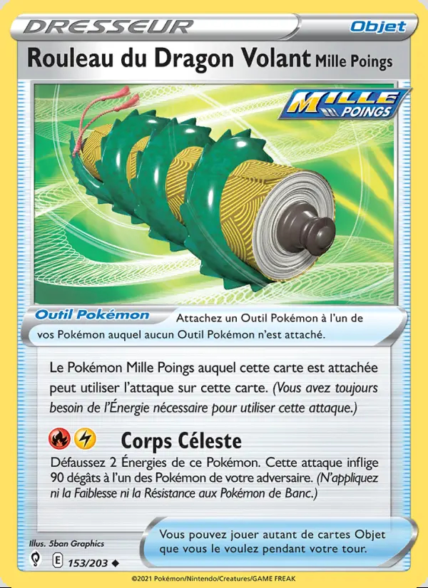 Image of the card Rouleau du Dragon Volant Mille Poings