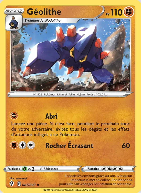 Image of the card Géolithe